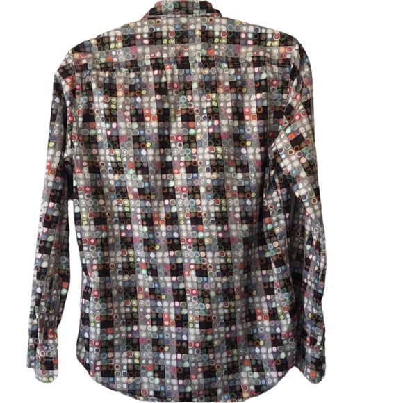 Desigual colourful abstract circles squares shirt - Picture 2 of 5